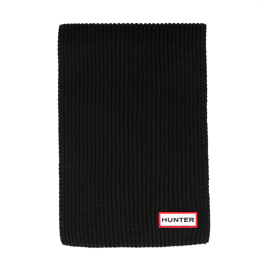 헌터(HUNTER) 목도리 비니 세트 (남여공용) HXRU0047251 BLK