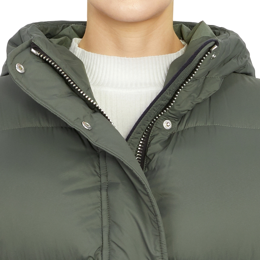 옌키옌키(IENKI IENKI) 베어 미쉐린 여자 후드 패딩 조끼 BEAR MICHLIN VEST SOFT KHAKI