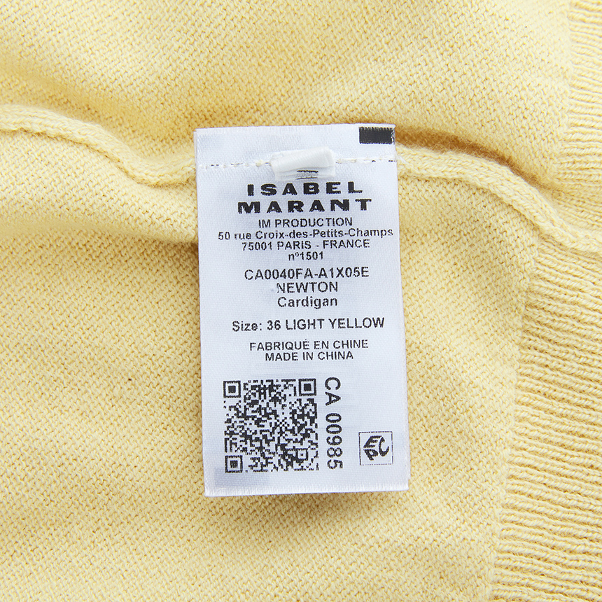 이자벨마랑(ISABEL MARANT) 뉴턴 여성 가디건 CA0040FA A1X05E 10LY