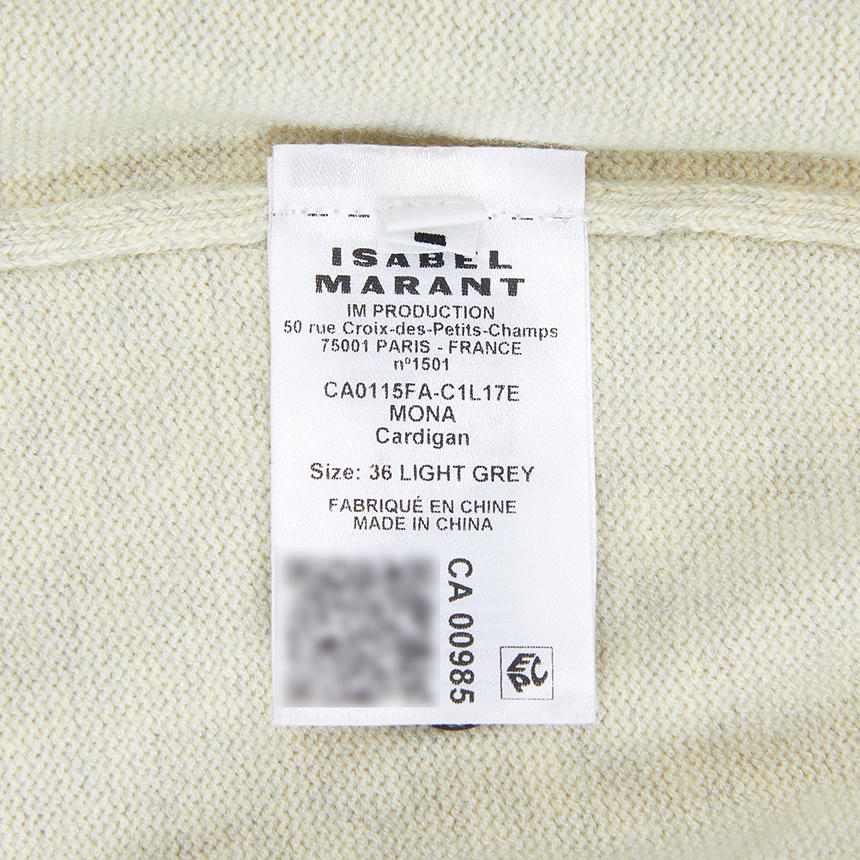 이자벨마랑(ISABEL MARANT) 스크래치 모나 여성 가디건 CA0115FA C1L17E 02LY SB_CA0115FA C1L17E 02LY_071