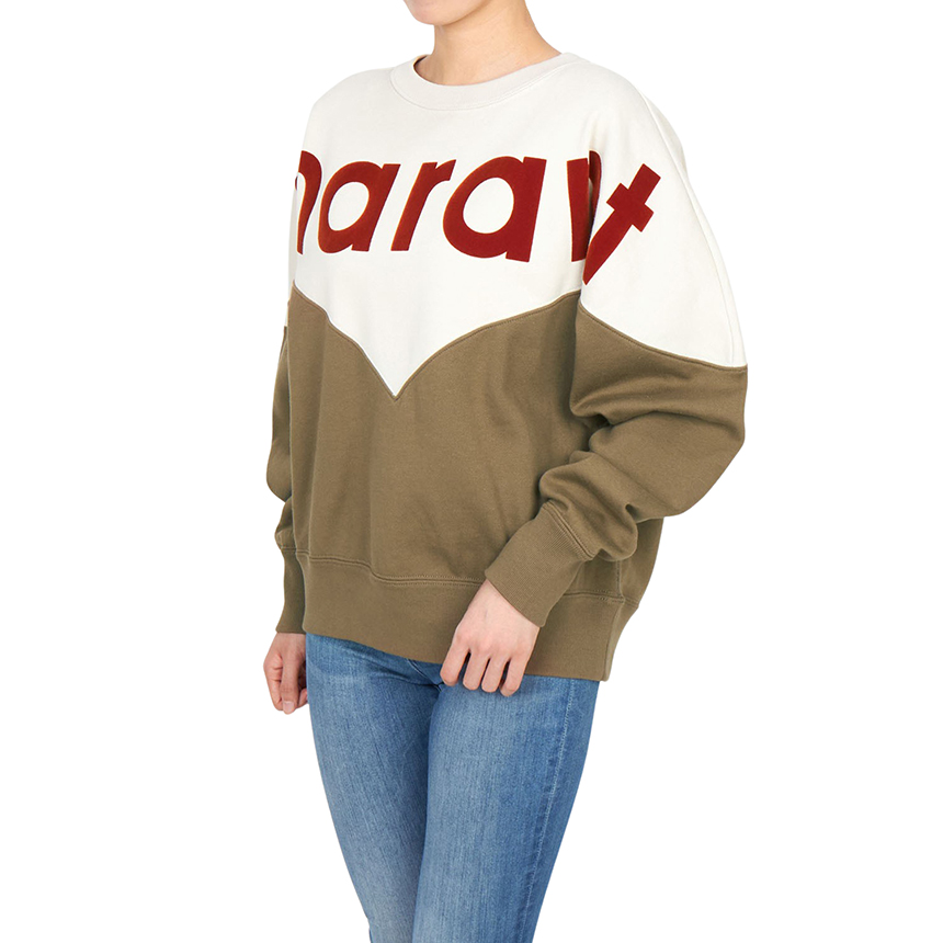 이자벨마랑(ISABEL MARANT) 휴스턴 여성 기모 맨투맨 SW0006FA A1M08E ECDK