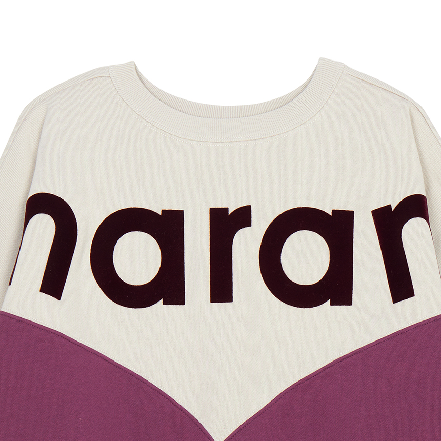 이자벨마랑(ISABEL MARANT) 휴스턴 여성 기모 맨투맨 SW0006FA A1M08E ECRY