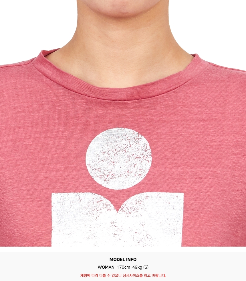 이자벨마랑(ISABEL MARANT) 즈웰 여성 반팔티셔츠 TS0001FB A1N10E AKSI