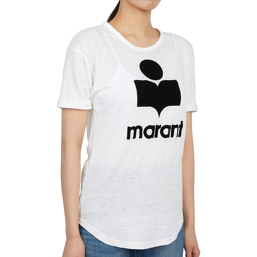 이자벨마랑(ISABEL MARANT) 콜디 여자 반팔티셔츠 TS0004FA A1N09E 20WH