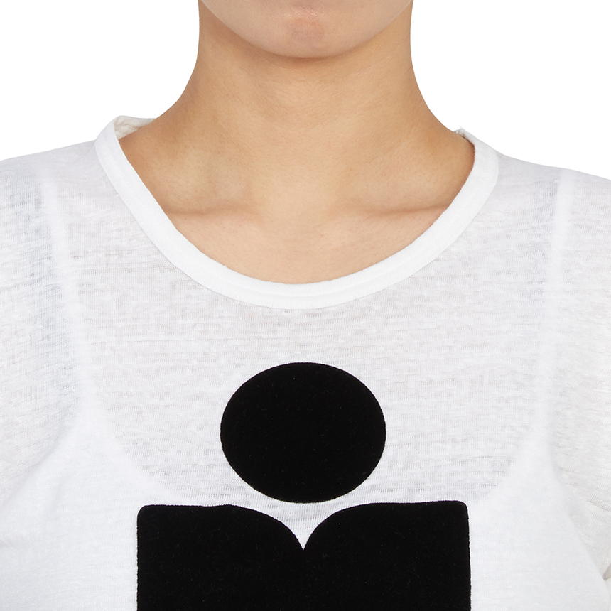 이자벨마랑(ISABEL MARANT) 콜디 여자 반팔티셔츠 TS0004FA A1N09E 20WH