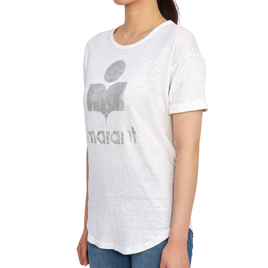 이자벨마랑(ISABEL MARANT) 콜디 여자 반팔티셔츠 TS0004FA A1N10E 20WH
