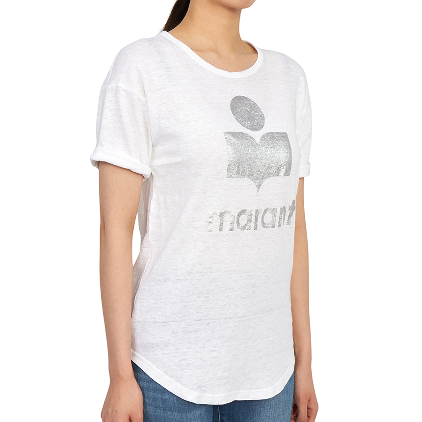 이자벨마랑(ISABEL MARANT) 콜디 여자 반팔티셔츠 TS0004FA A1N10E 20WH