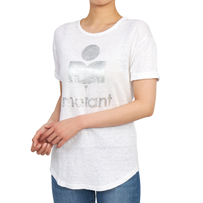 이자벨마랑(ISABEL MARANT) 콜디 여자 반팔티셔츠 TS0004FA A1N10E 20WH