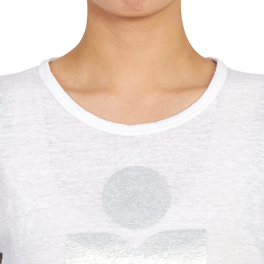 이자벨마랑(ISABEL MARANT) 콜디 여자 반팔티셔츠 TS0004FA A1N10E 20WH