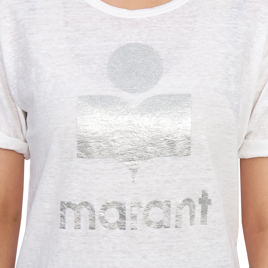 이자벨마랑(ISABEL MARANT) 콜디 여자 반팔티셔츠 TS0004FA A1N10E 20WH