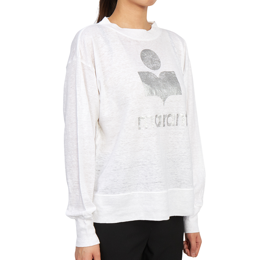 이자벨마랑(ISABEL MARANT) 스크래치 클로위아 여성 린넨 긴팔티셔츠 TS0005FA A1N10E 20WH SB_TS0005FA A1N10E 20WH_099