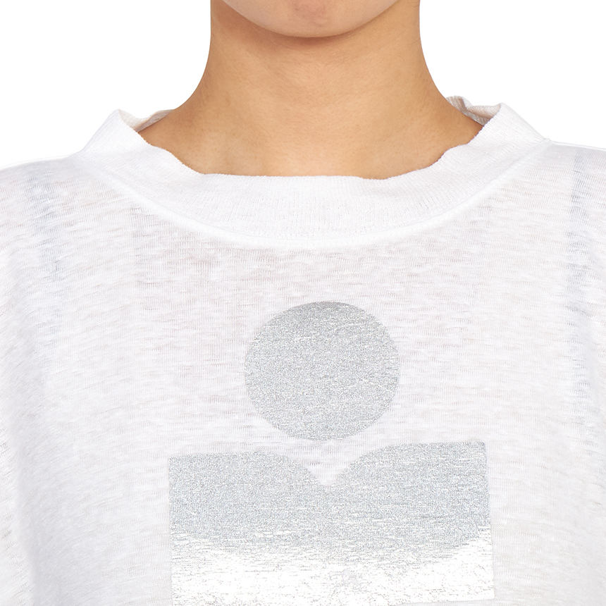 이자벨마랑(ISABEL MARANT) 스크래치 클로위아 여성 린넨 긴팔티셔츠 TS0005FA A1N10E 20WH SB_TS0005FA A1N10E 20WH_099