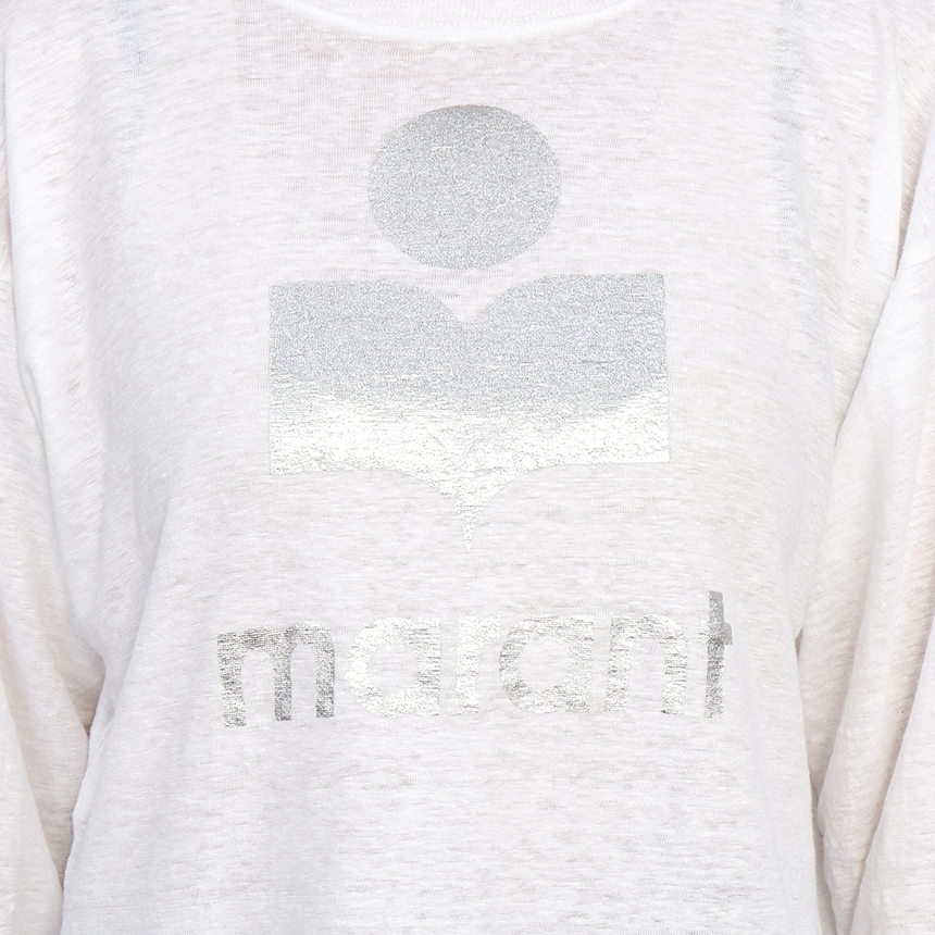 이자벨마랑(ISABEL MARANT) 스크래치 클로위아 여성 린넨 긴팔티셔츠 TS0005FA A1N10E 20WH SB_TS0005FA A1N10E 20WH_099