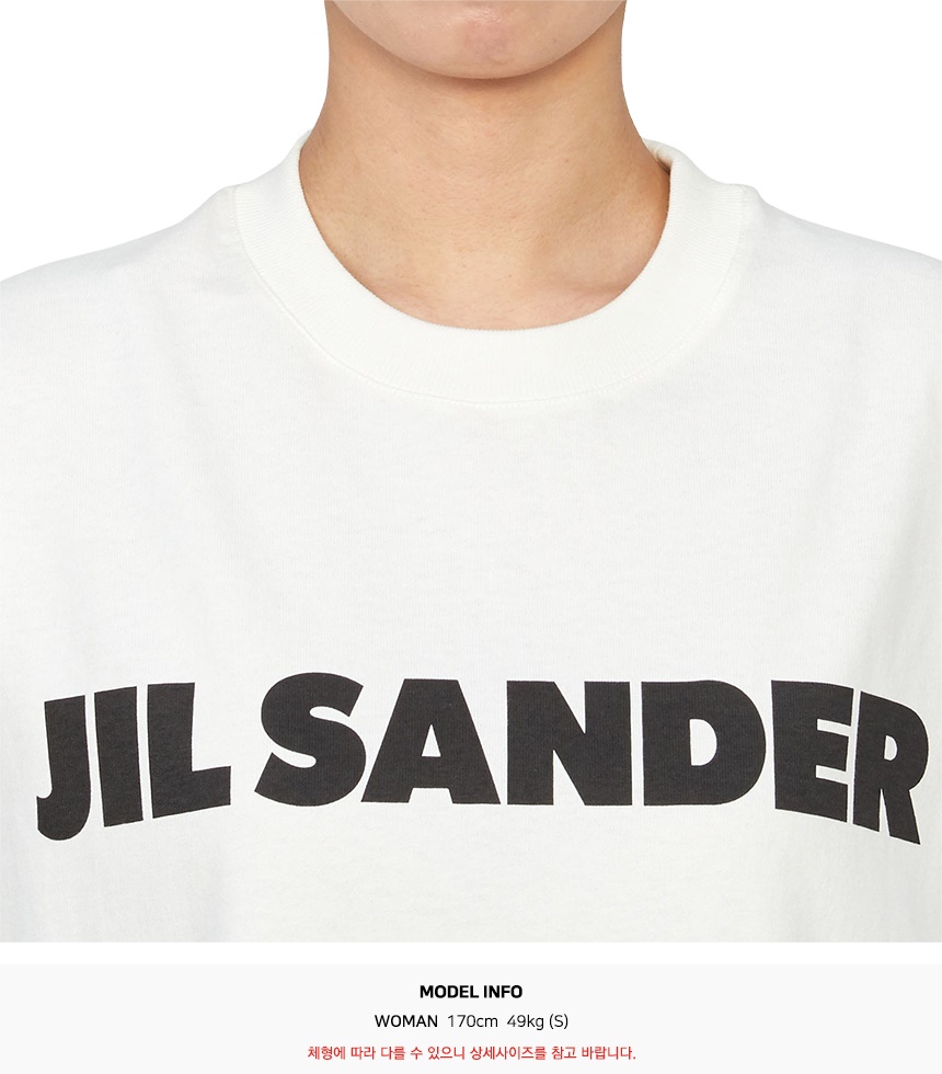 질샌더(JIL SANDER) 여성 반팔티셔츠 J03GC0137 J45148 102