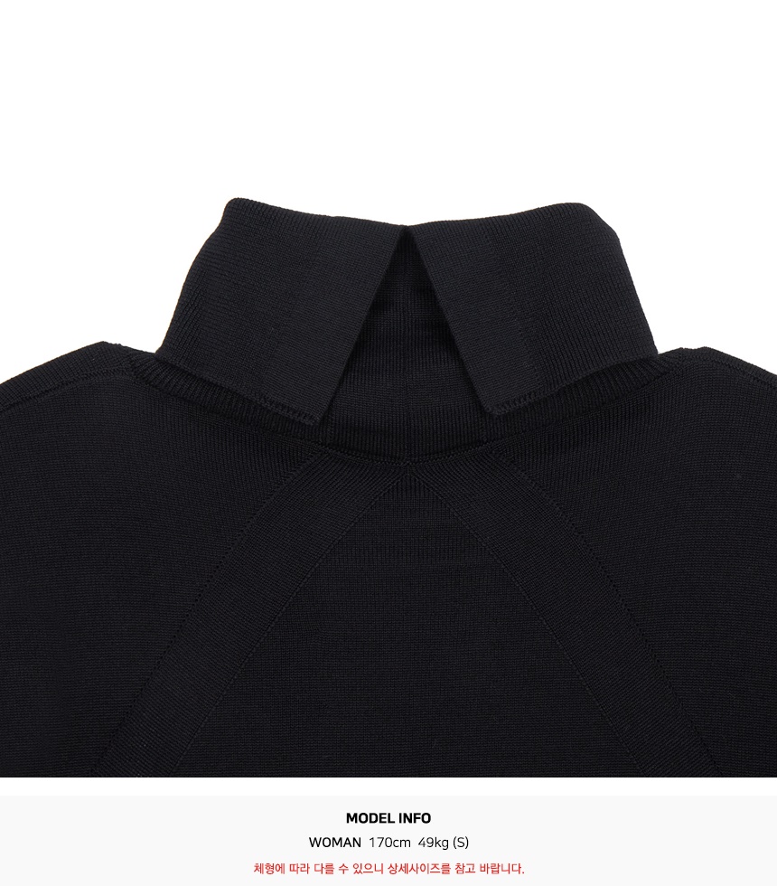 질샌더(JIL SANDER) 여성 터틀넥 니트 J04GP0002 J14532 001