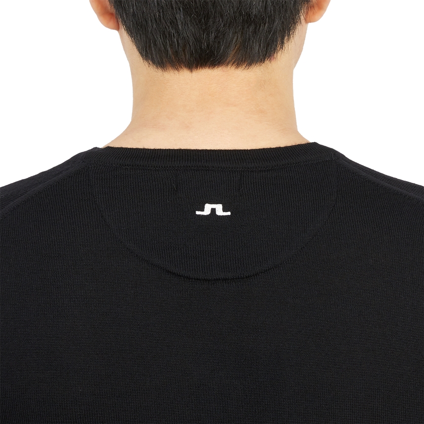 제이린드버그(JLINDEBERG) 라이만 남자 울 골프 니트 스웨터 GMKW07015 9999