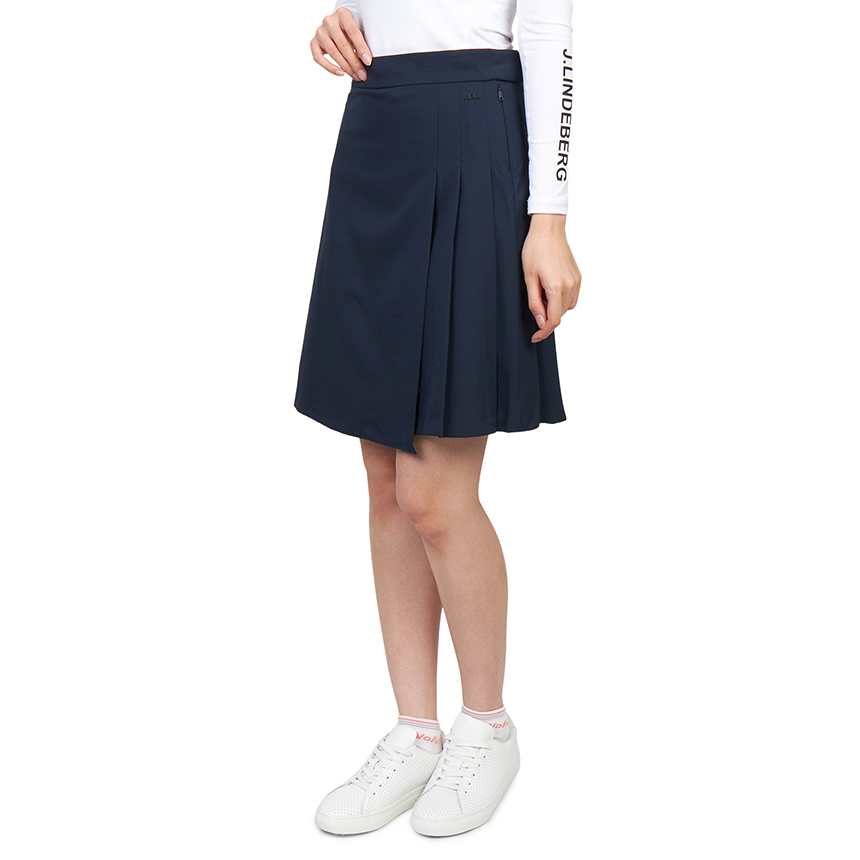 제이린드버그(JLINDEBERG) 골프웨어 여성 플리츠 스커트 GWSD13613 6855