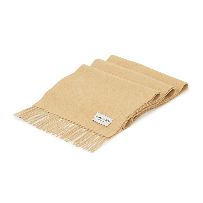 존스톤스 오브 엘긴(JOHNSTONS OF ELGIN) 캐시미어 목도리 (남여공용) HB4315 CAMEL