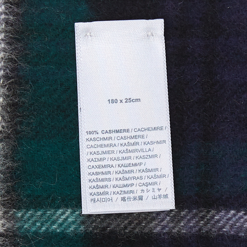 존스톤스 오브 엘긴(JOHNSTONS OF ELGIN) 타탄 캐시미어 목도리 (남여공용) KU0309 MACKENZIE