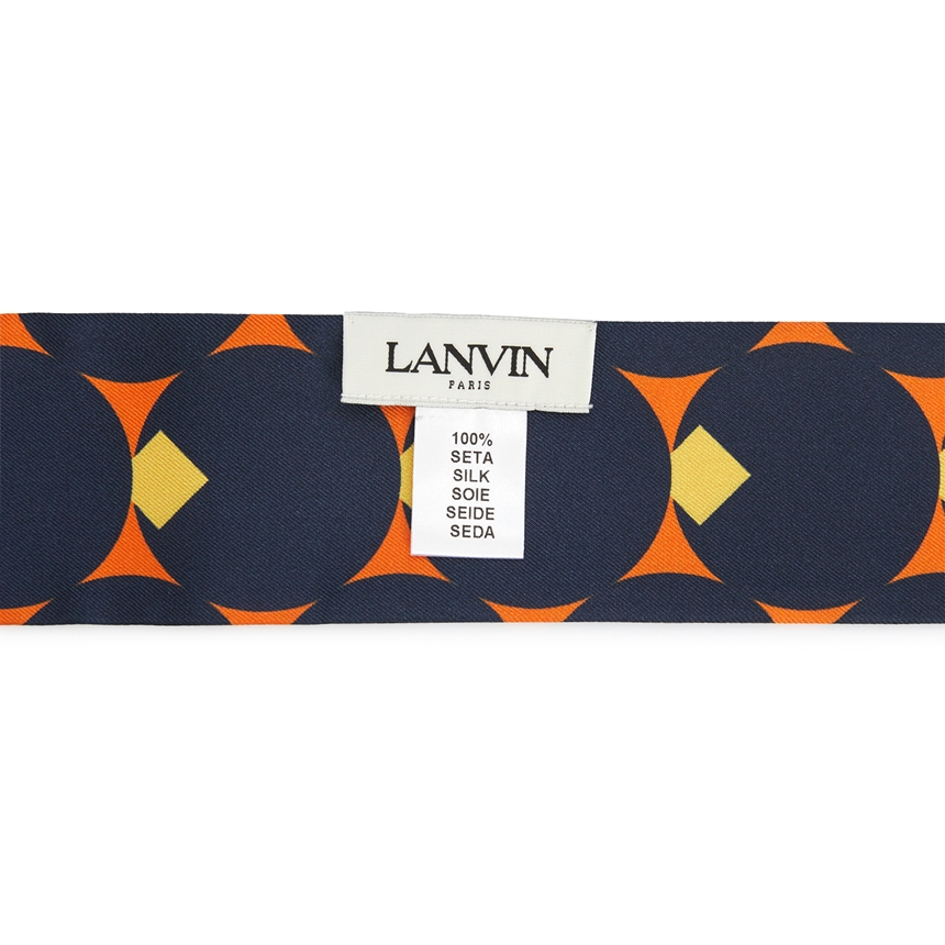 랑방(LANVIN) 로고 공용 실크 스카프 6L5120 SP515 1
