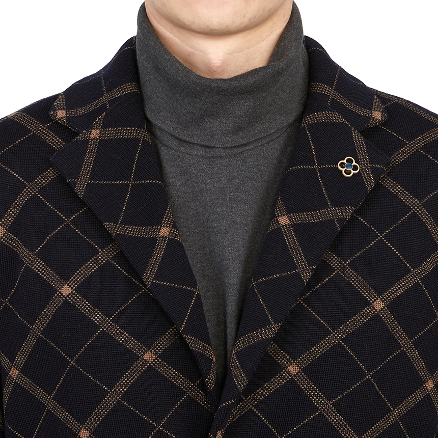 라르디니(LARDINI) 다이아몬드 남자 울 자켓 컴포터블핏 IRLJM56 IR59010 850