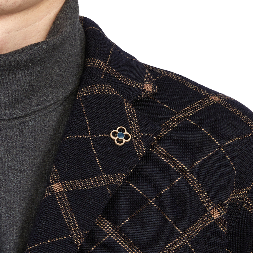 라르디니(LARDINI) 다이아몬드 남자 울 자켓 컴포터블핏 IRLJM56 IR59010 850