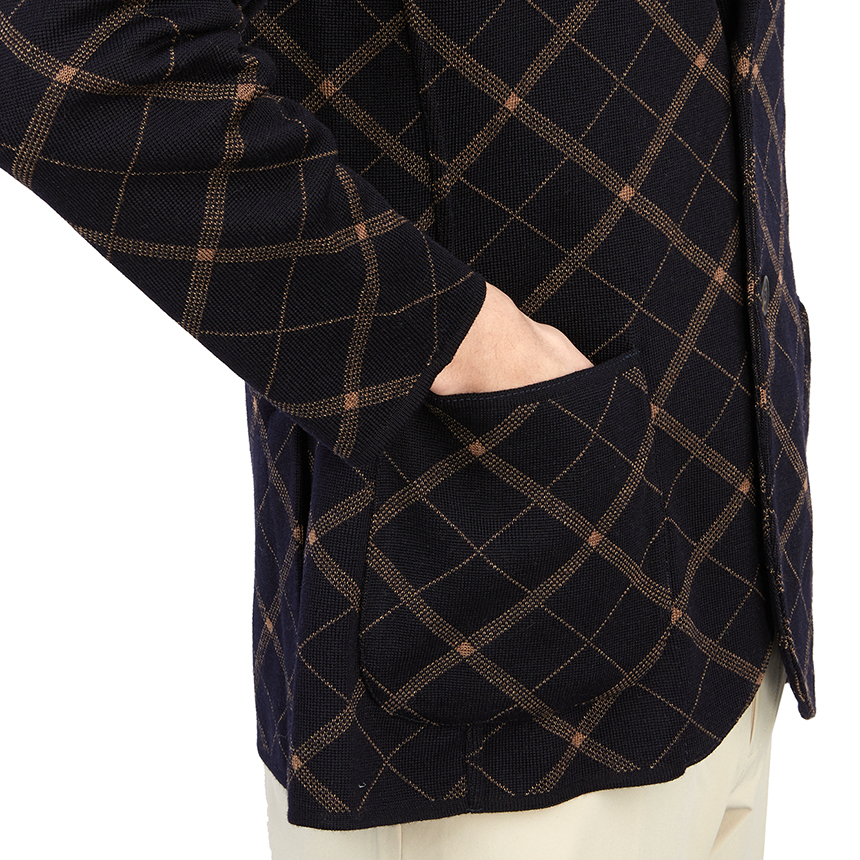 라르디니(LARDINI) 다이아몬드 남자 울 자켓 컴포터블핏 IRLJM56 IR59010 850