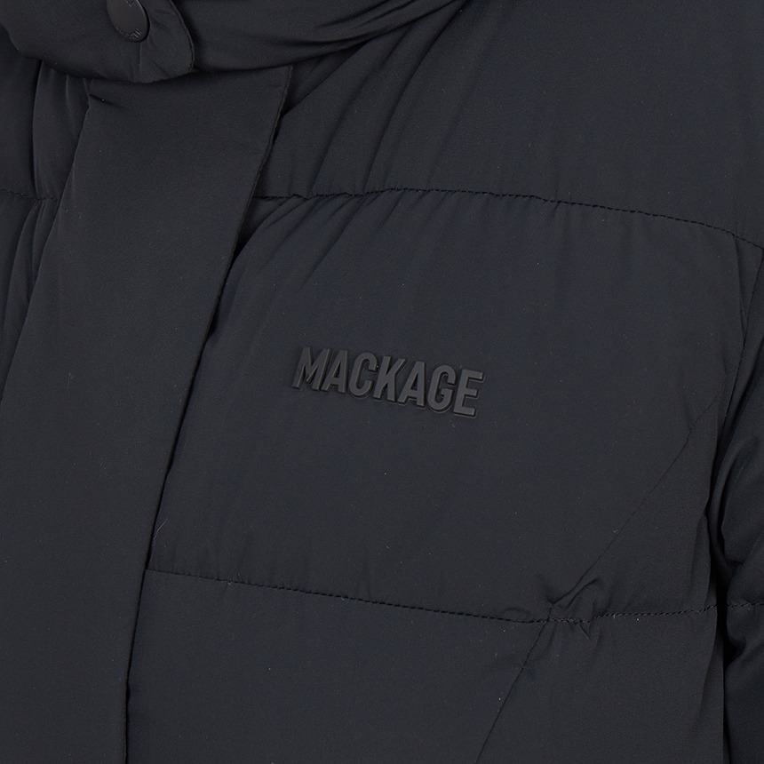 맥케이지(MACKAGE) 코랄리아 시티 여성 롱 패딩 점퍼 CORALIA CITY BLACK
