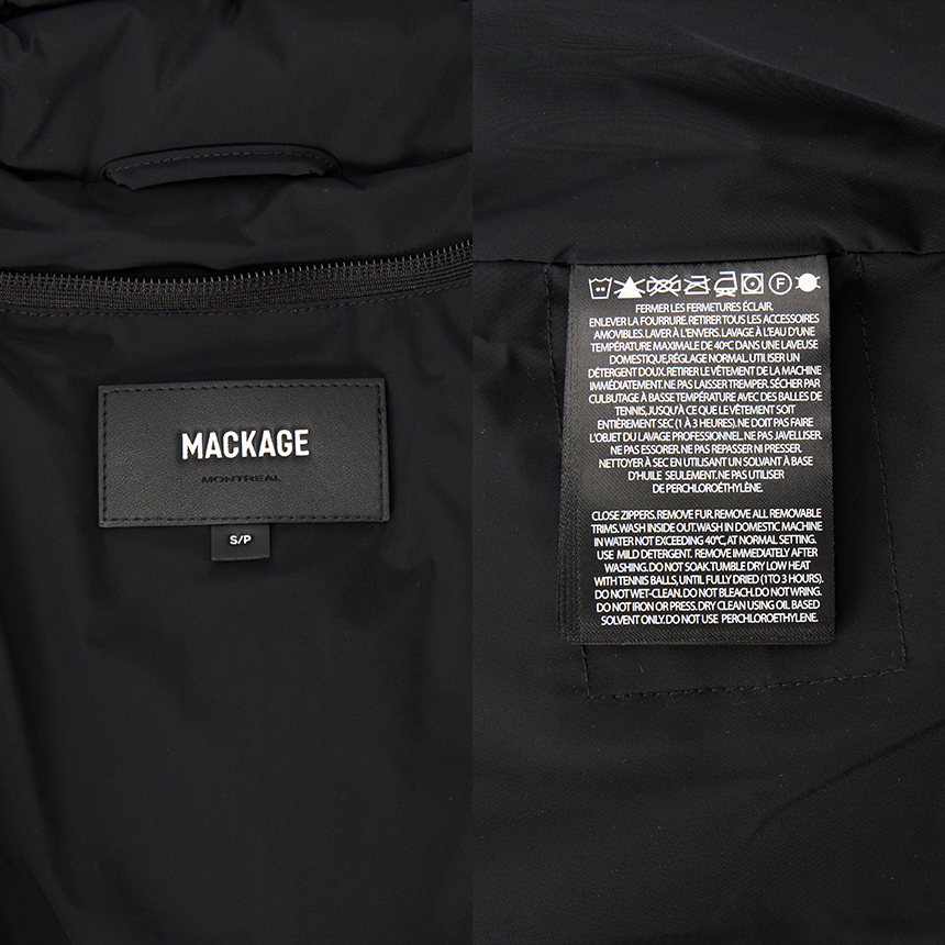 맥케이지(MACKAGE) 로렐라 여성 롱 패딩 점퍼 LAURELLA BLACK