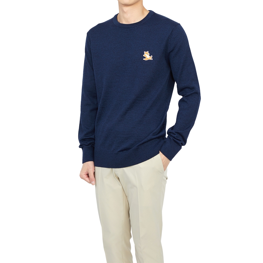 메종키츠네(MAISON KITSUNE) 남성 니트 KM00501KT1036 H481