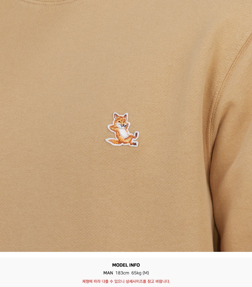 메종키츠네(MAISON KITSUNE) 칠렉스 폭스 남성 맨투맨 LM00303KM0001 P242