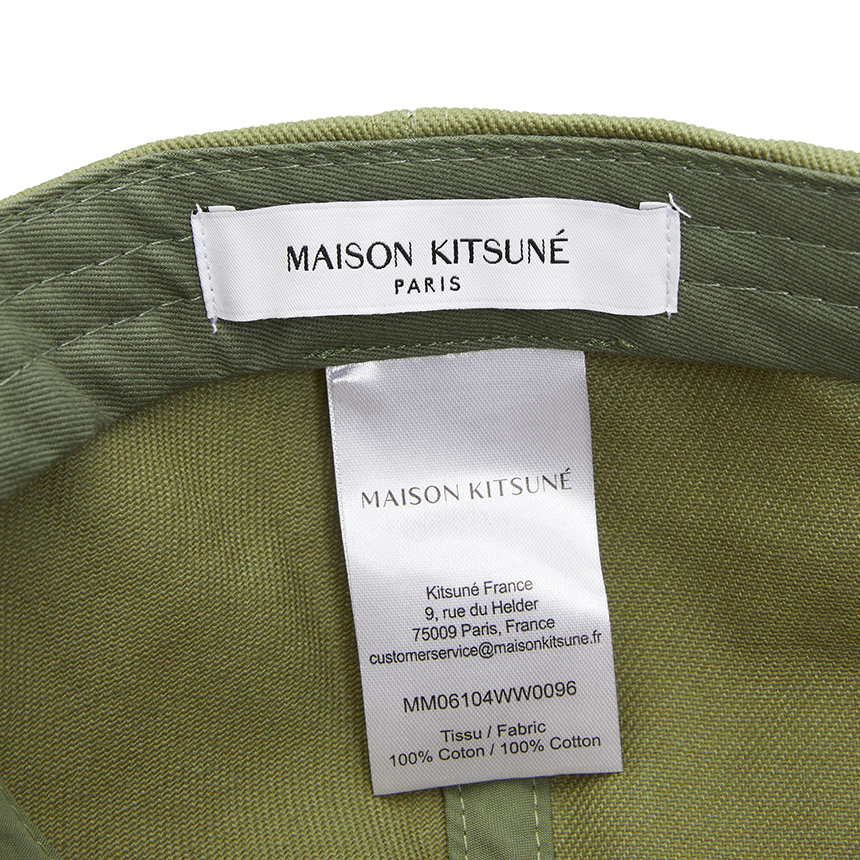 메종키츠네(MAISON KITSUNE) 폭스헤드 캡모자 (남여공용) MM06104WW0096 P131