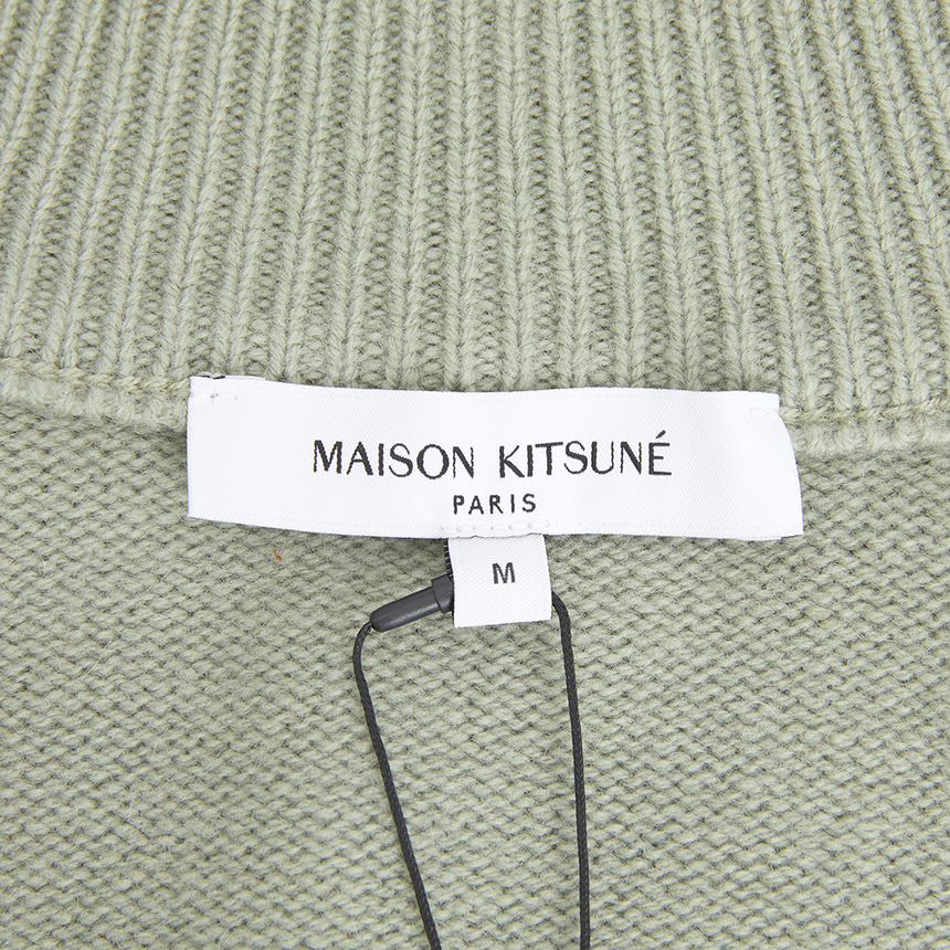 메종키츠네(MAISON KITSUNE) 폭스헤드 여성 가디건 NW00509KM0329 0396