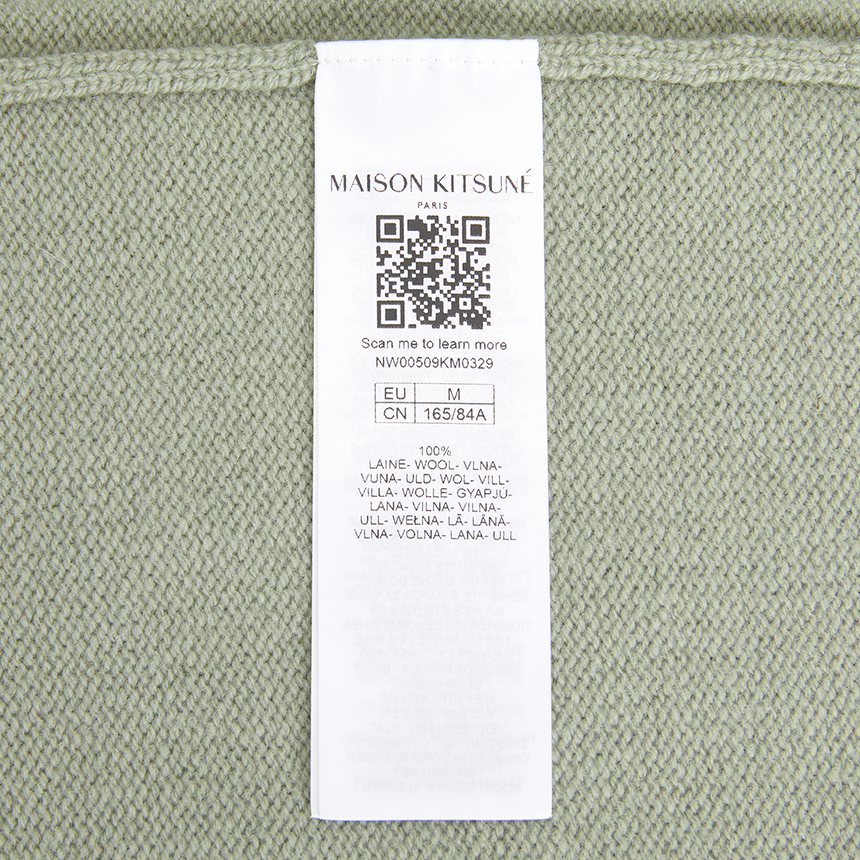 메종키츠네(MAISON KITSUNE) 폭스헤드 여성 가디건 NW00509KM0329 0396