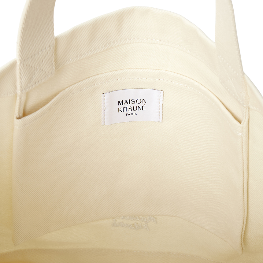 메종키츠네(MAISON KITSUNE) 더블 폴드 폭스헤드 토트백 (남여공용) OW511CFWW0096 P700