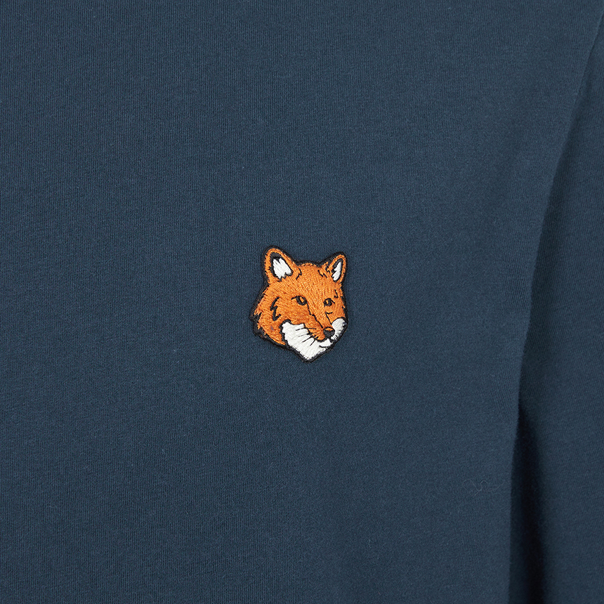메종키츠네(MAISON KITSUNE) 폭스헤드 남성 반팔티셔츠 PM00107KJ7026 0413