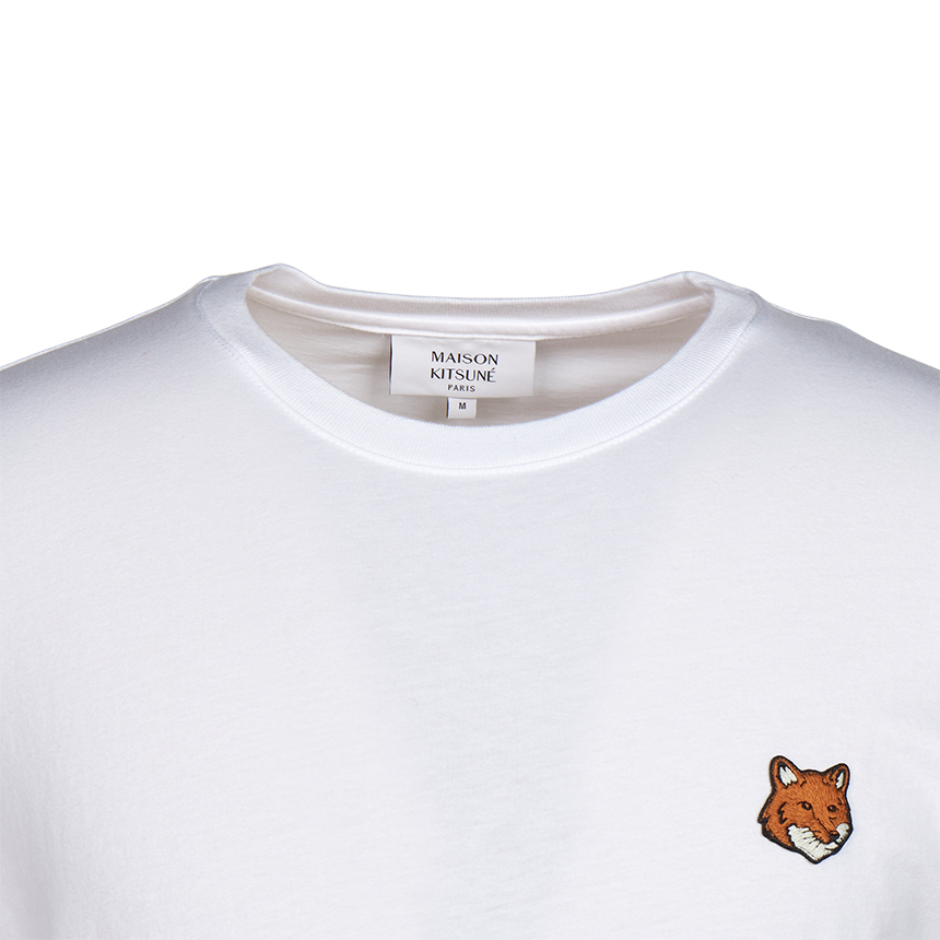 메종키츠네(MAISON KITSUNE) 폭스헤드 남성 반팔티셔츠 PM00107KJ7026 P100