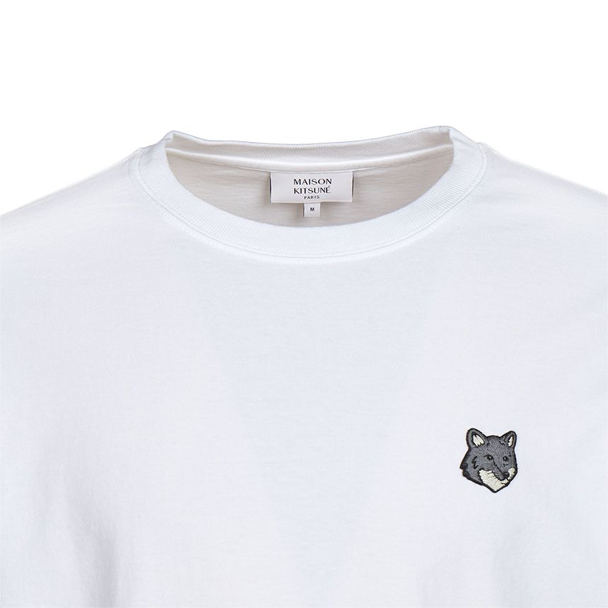 메종키츠네(MAISON KITSUNE) 폭스헤드 남성 반팔티셔츠 PM00108KJ7025 P100