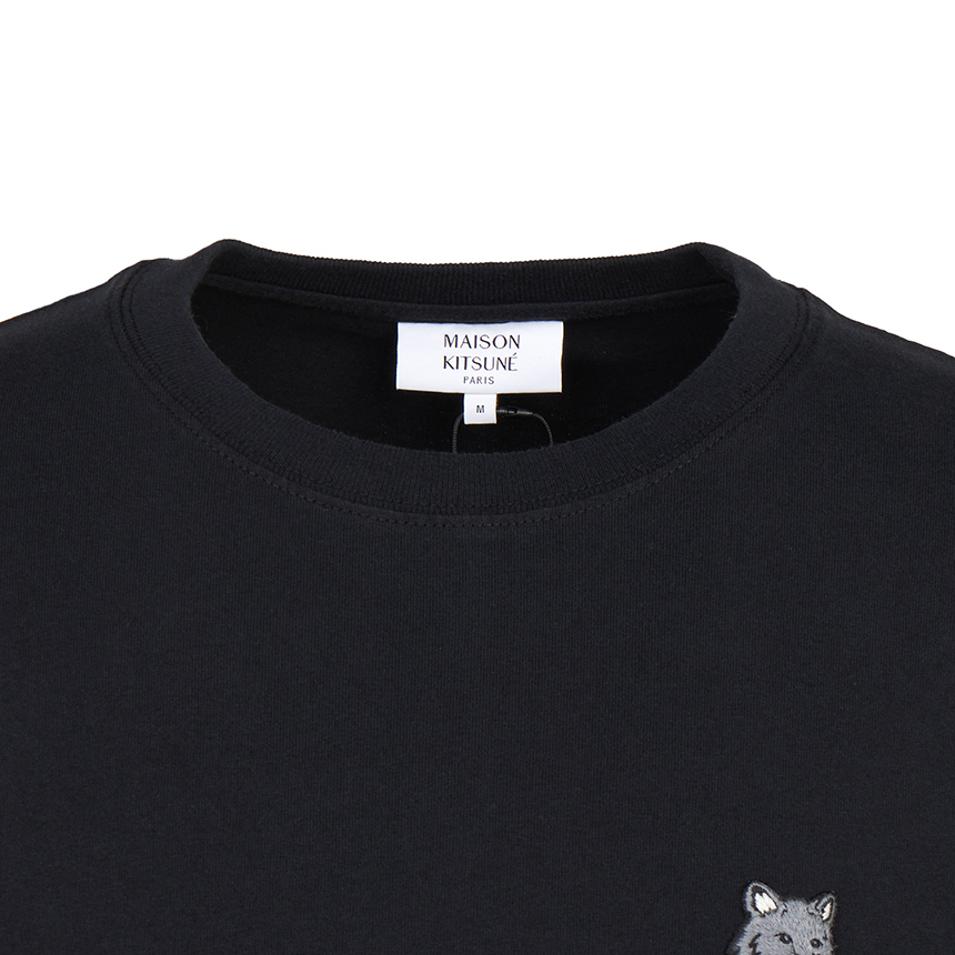 메종키츠네(MAISON KITSUNE) 폭스헤드 남성 반팔티셔츠 PM00108KJ7025 P199