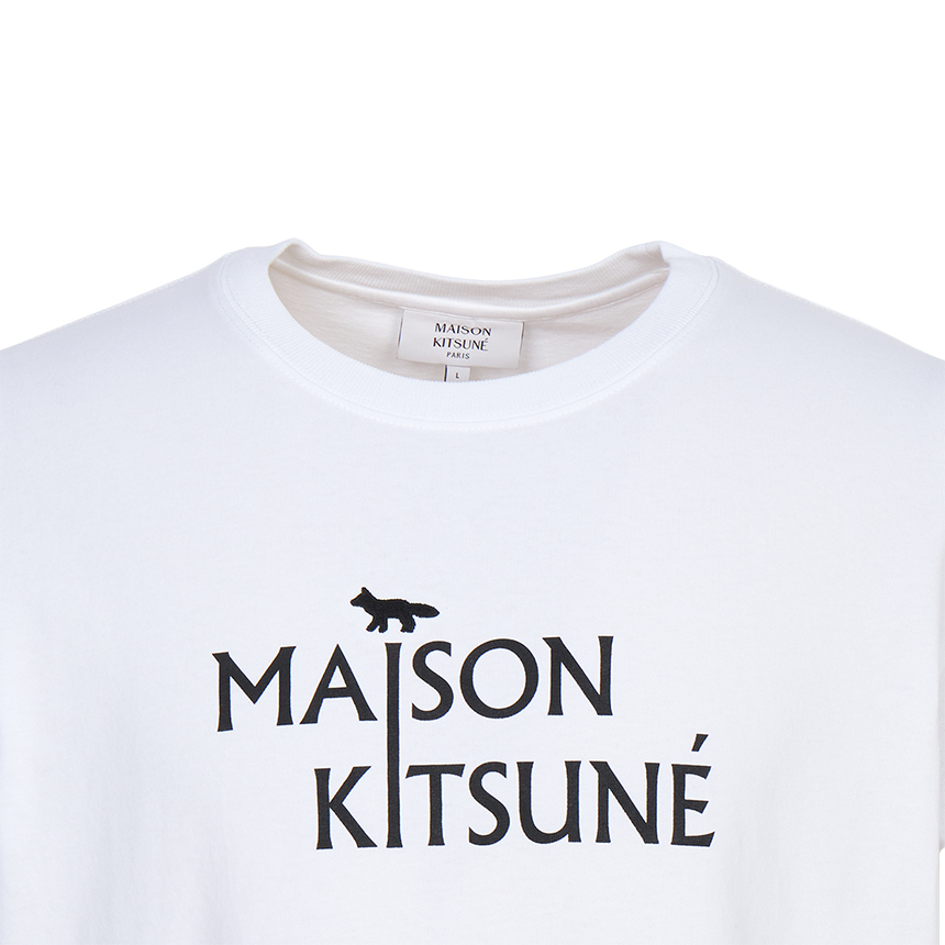 메종키츠네(MAISON KITSUNE) 필러 남성 반팔티셔츠 PM00115KJ7025 P100