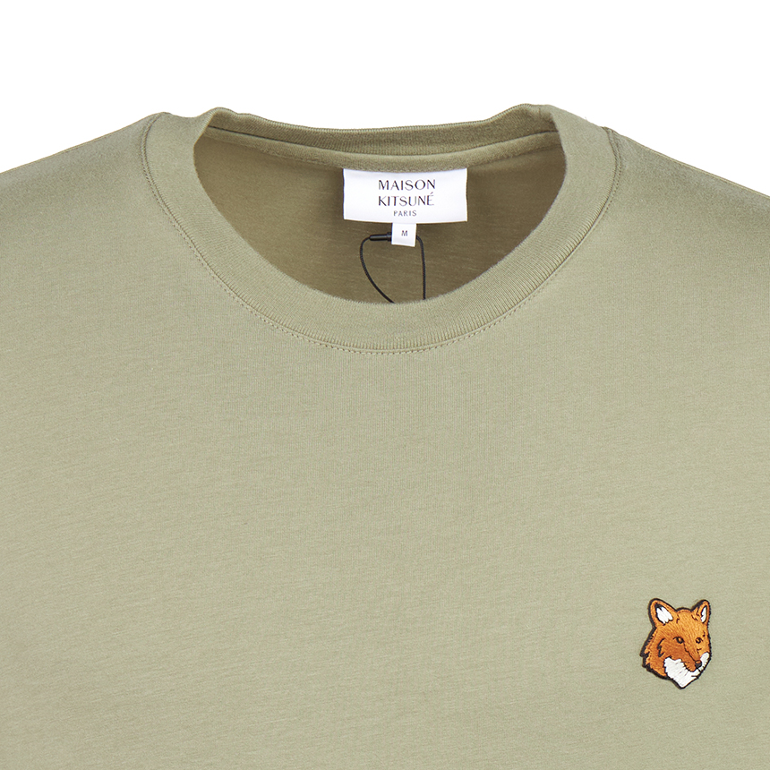 메종키츠네(MAISON KITSUNE) 폭스헤드 남성 긴팔티셔츠 PM00118KJ7026 P131