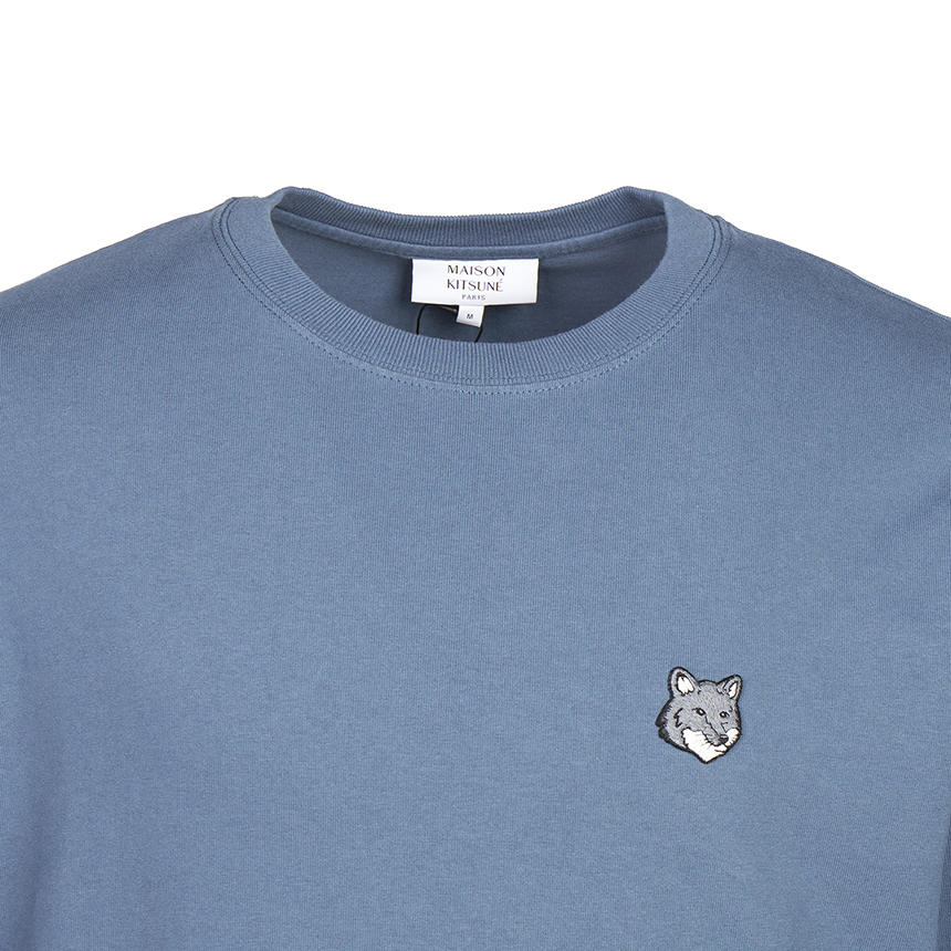 메종키츠네(MAISON KITSUNE) 폭스헤드 남성 긴팔티셔츠 PM00119KJ7025 0380