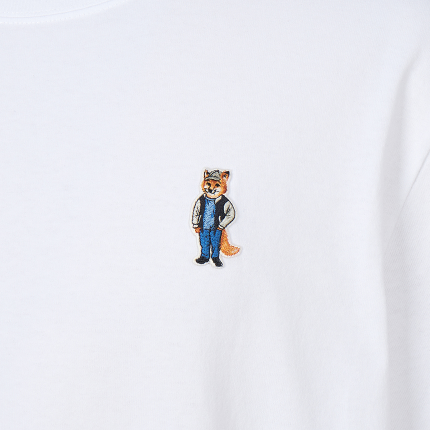 메종키츠네(MAISON KITSUNE) 드레스드 폭스 남성 반팔티셔츠 PM00121KJ7025 P100