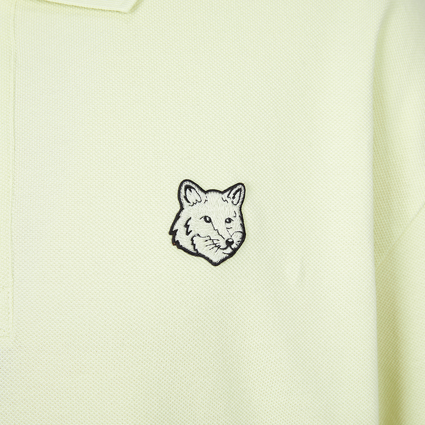메종키츠네(MAISON KITSUNE) 폭스헤드 남성 카라 반팔티셔츠 PM00211KP0001 0479