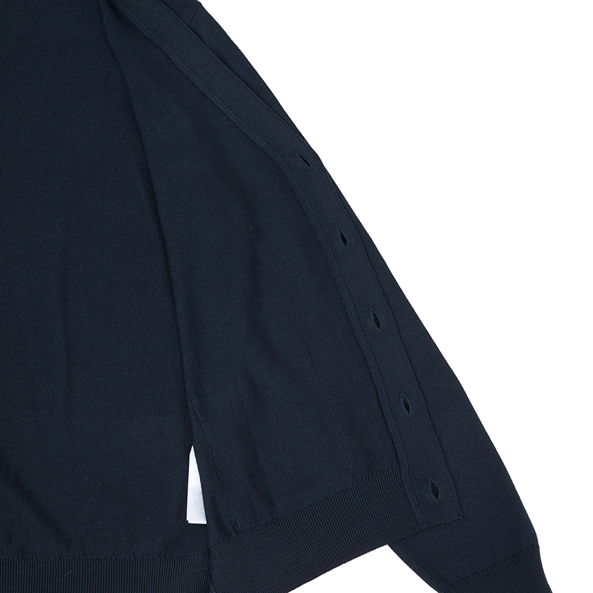 메종키츠네(MAISON KITSUNE) 폭스헤드 남성 가디건 PM00501KT1181 0413