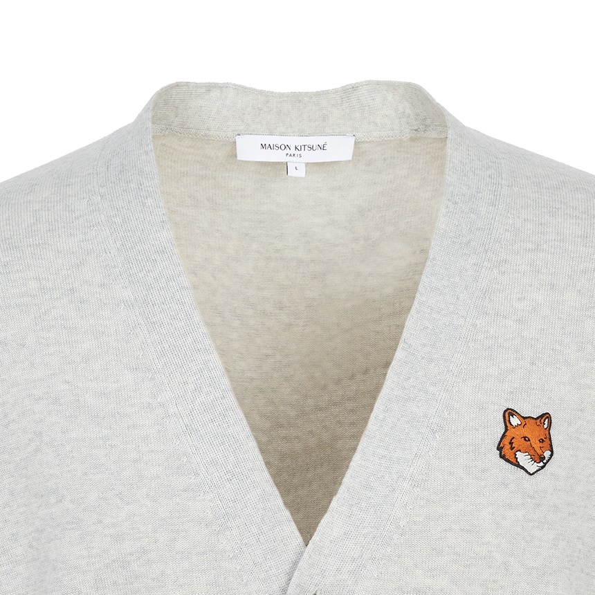 메종키츠네(MAISON KITSUNE) 폭스헤드 남성 가디건 PM00501KT1181 H120