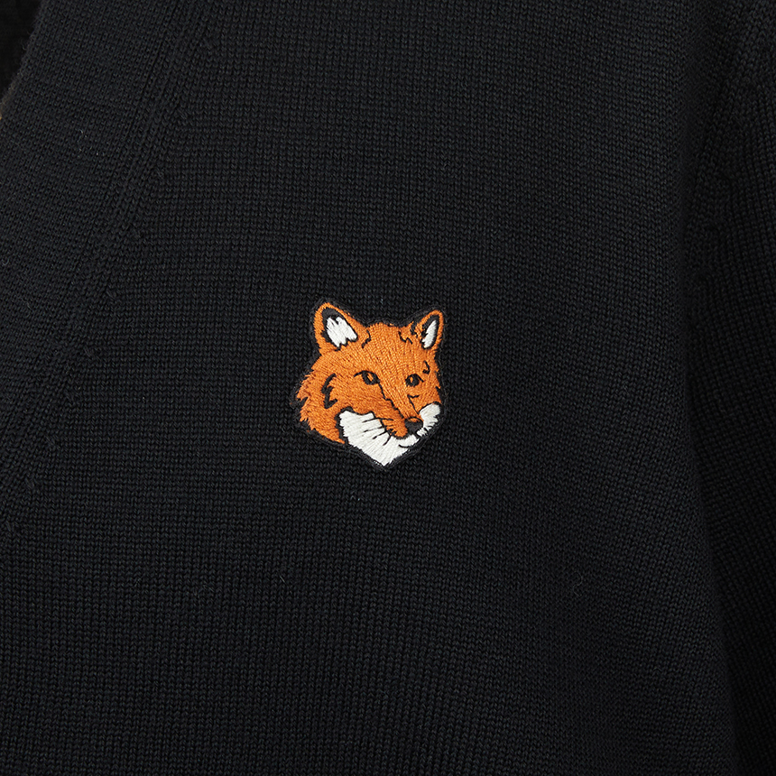 메종키츠네(MAISON KITSUNE) 폭스헤드 남성 가디건 PM00501KT1181 P199