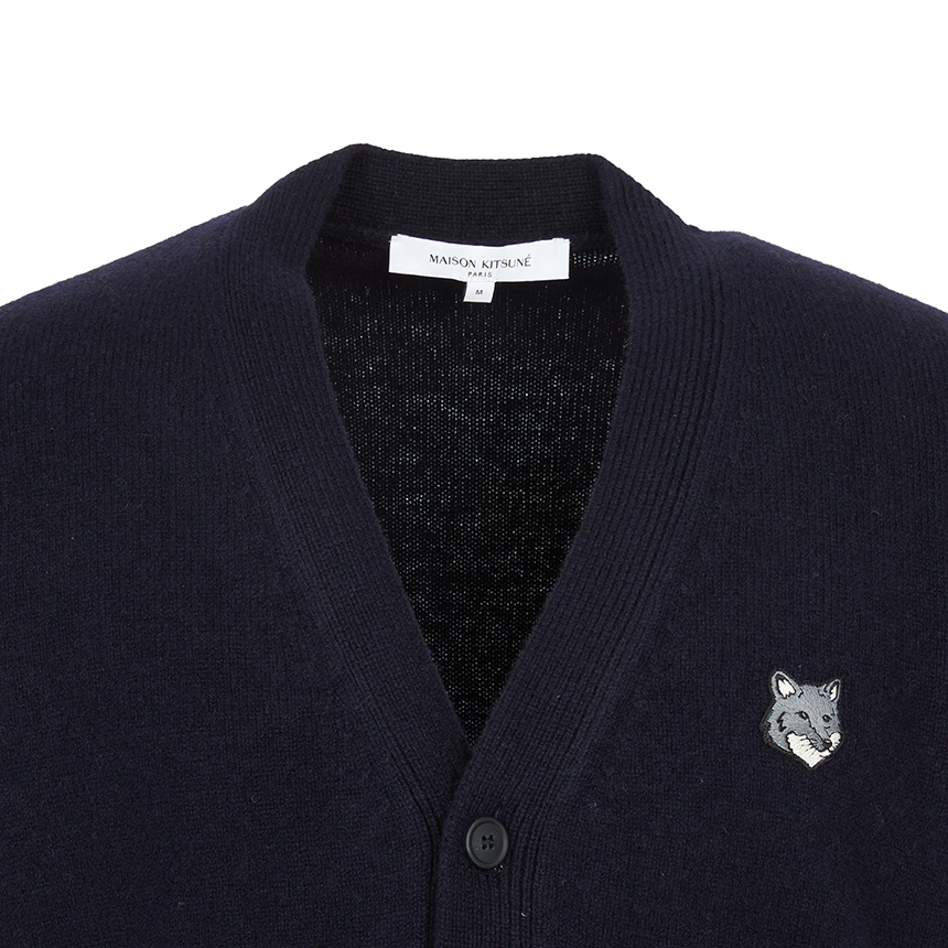 메종키츠네(MAISON KITSUNE) 폭스헤드 남성 가디건 PM00502KT1006 0413