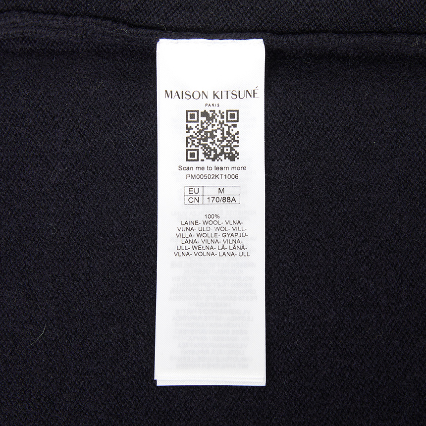 메종키츠네(MAISON KITSUNE) 폭스헤드 남성 가디건 PM00502KT1006 0413