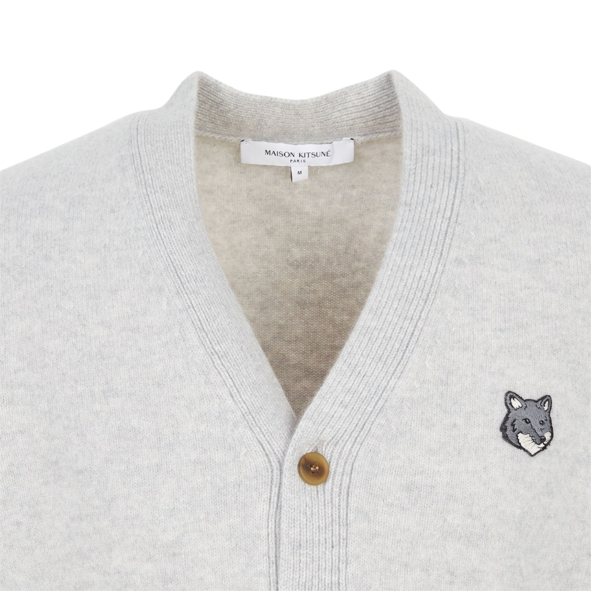메종키츠네(MAISON KITSUNE) 폭스헤드 남성 가디건 PM00502KT1006 H120